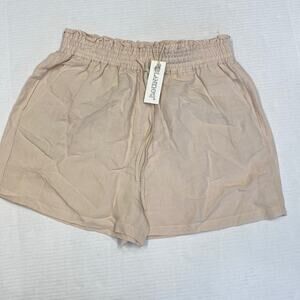Blanknyc linen blend women’s shorts size small (b19)